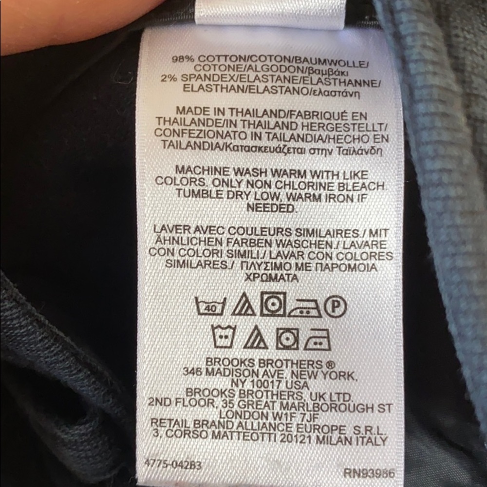 Brooks Brothers Ponte Riding Pant - Picture 11 of 11